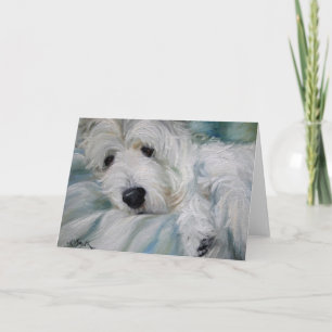 Tarjeta Westie West Highland Terrier Dog Card
