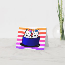 Tarjeta Westis arcoiris