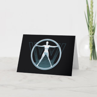 Tarjeta Westworld | Logotipo Vitruvian Android