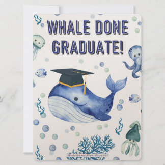 TARJETA ¡WHALE HIZO EL GRADUADO!