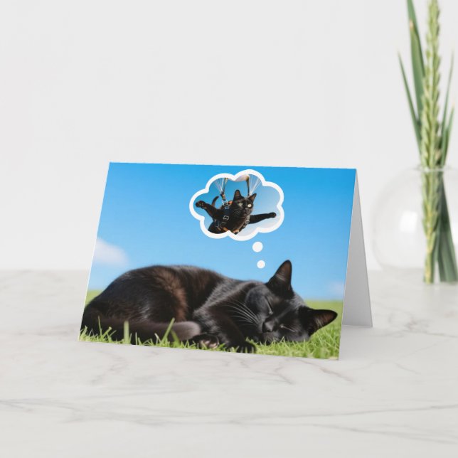 Tarjeta What cats dream about! Card (Anverso)