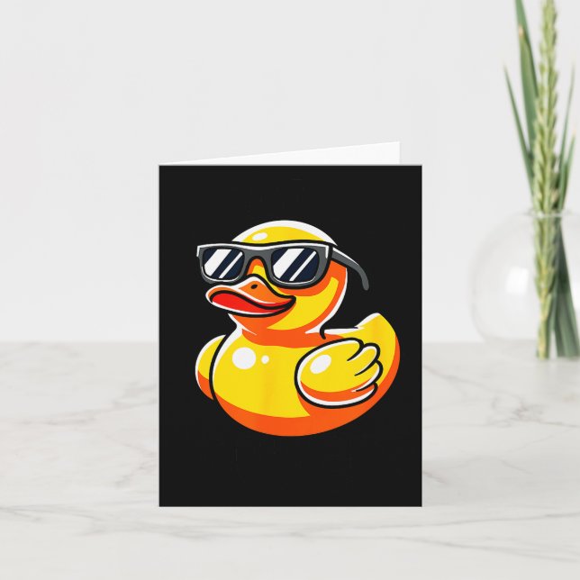 Tarjeta What The Duck Owner I Love Ducks Lover Funny Rubbe (Anverso)