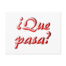 Tarjeta "What's Up"