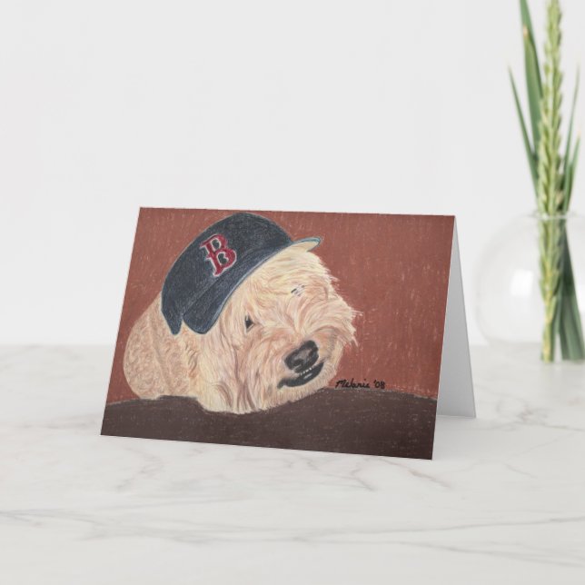 Tarjeta Wheaten Terrier - Wheatie (Anverso)