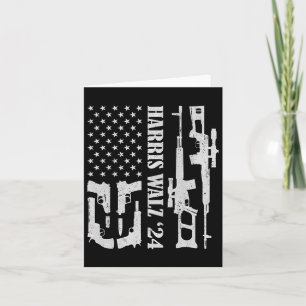 Tarjeta Wheimer 24 American Flag Guns Dueño Señora Preside