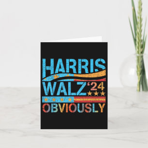 Tarjeta ¡Wheimer Obviamente! Elecciones Harris Waltz 2024