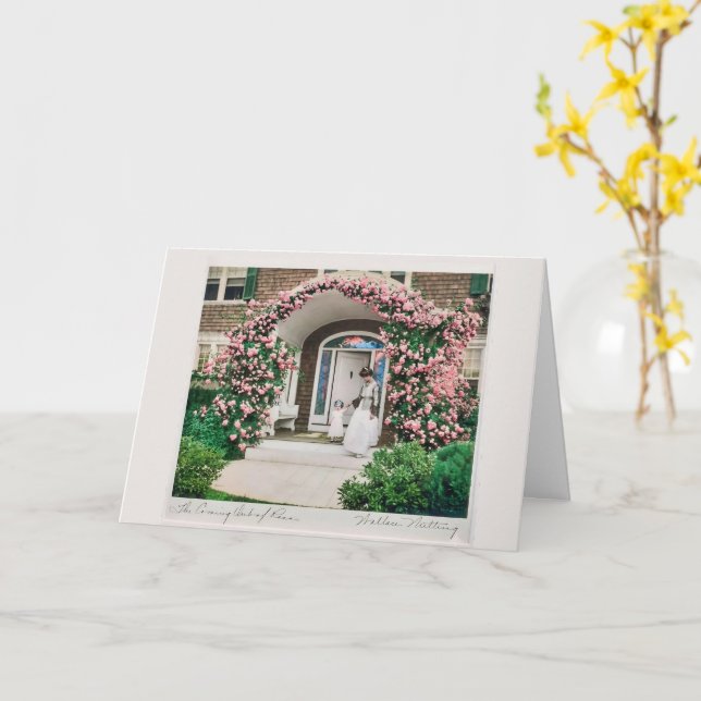 Tarjeta Where flowers bloom so does hope.  (flor amarilla)