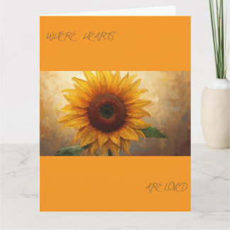 Tarjeta Where Hearts Are Loved – Bloom Poem Art Print