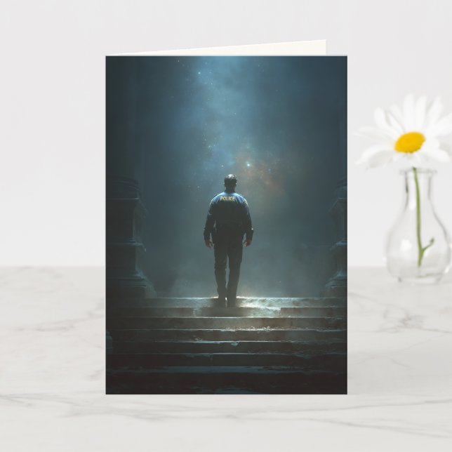 Tarjeta "Where the Stars Salute" Sympathy Card (Planta pequeña)