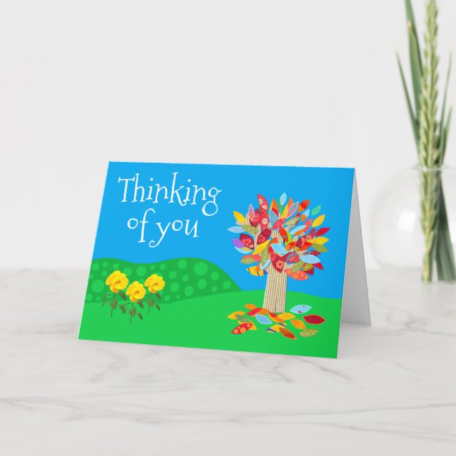 Tarjeta Whimsical Thinking of You card by Jo Images (Anverso)