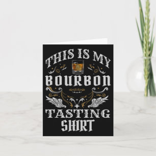 Tarjeta Whisky Divertido Esta Es Mi Cata De Bourbon 