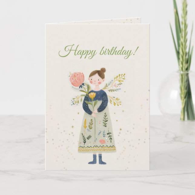 Tarjeta Whispers of Angelic Joy (Anverso)