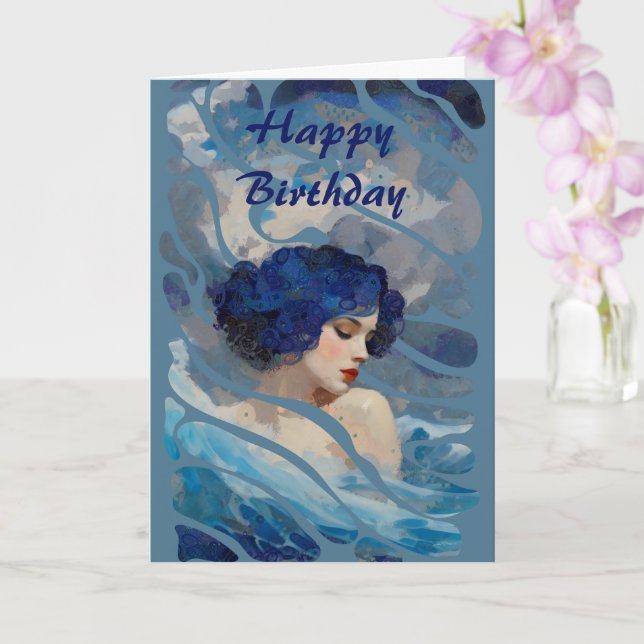 Tarjeta Whispers of the Ocean Goddess (Orquídea)