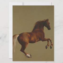 Tarjeta Whistlejacket el Caballo (por George Stubbs)