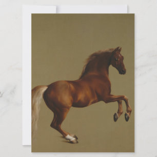 Tarjeta Whistlejacket el Caballo (por George Stubbs)