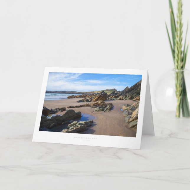 Tarjeta Whitesands Bay, Pembrokeshire (Anverso)