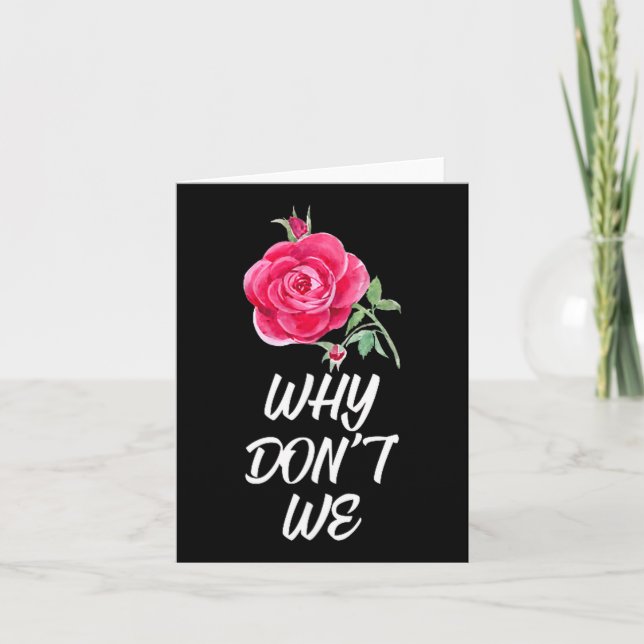 Tarjeta Why Dont We Rose  (Anverso)