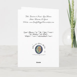 Tarjeta Wiccan Witch Spell Dowsing Maureen Girard