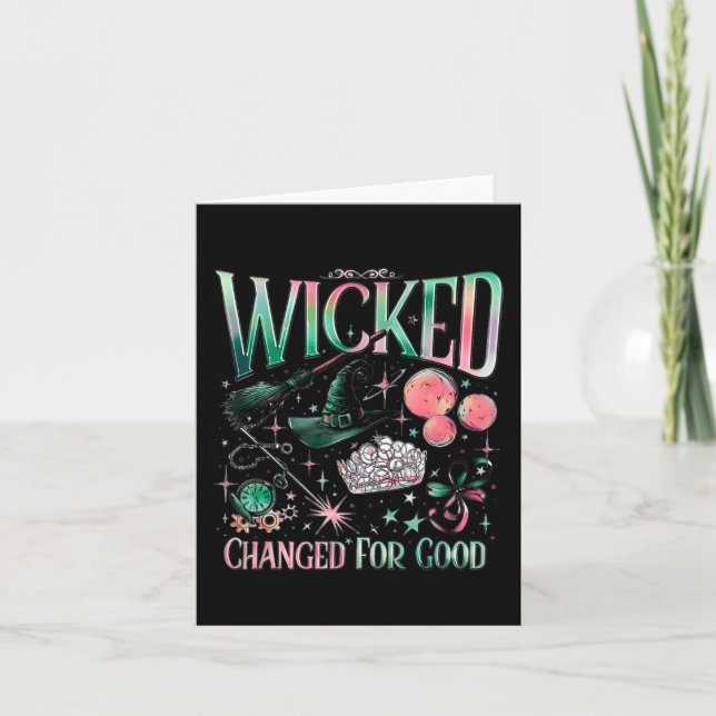 Tarjeta Wicked Changed For Good  (Anverso)
