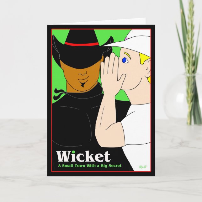 Tarjeta Wicket: Cumpleaños gay (Anverso)