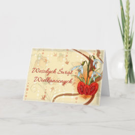 Tarjeta Wielkanocna kartka z pozdrowien