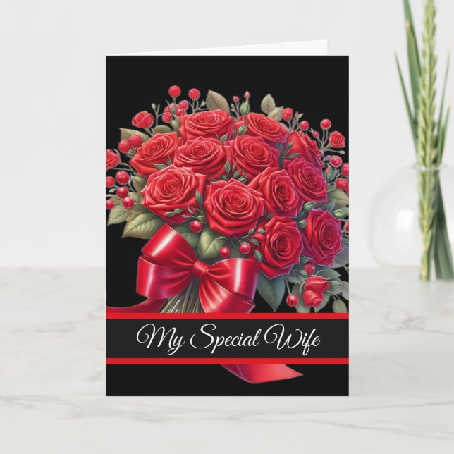 Tarjeta Wife Birthday Card (Anverso)