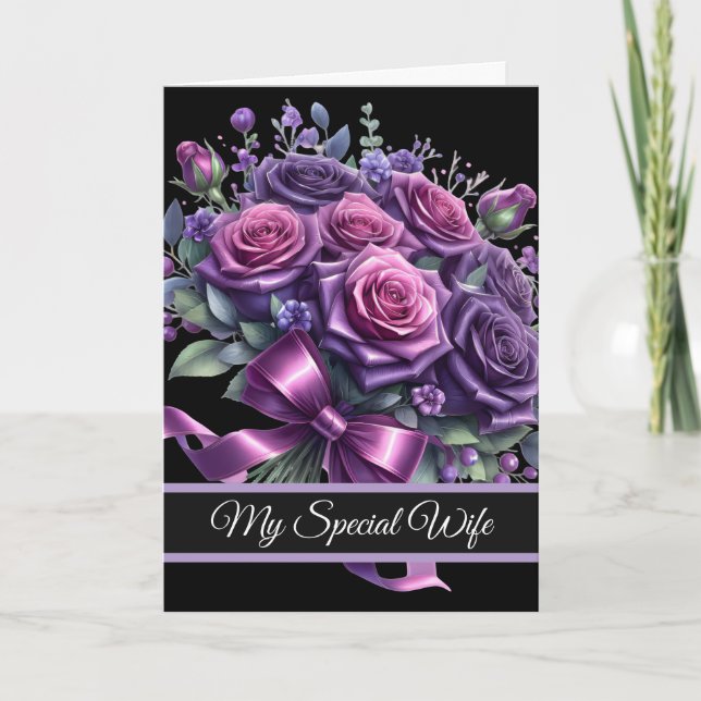 Tarjeta Wife Birthday Card (Anverso)