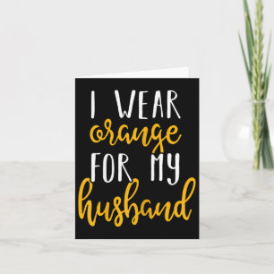 Tarjeta Wife Leukemia Awareness Design Gift Para Husbynd S