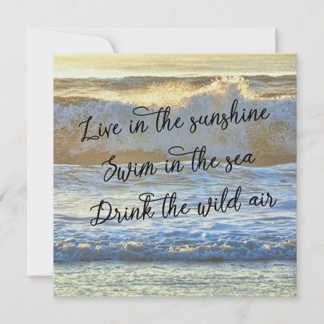 Tarjeta WILD SEA 5.25 x 5.25 (Anverso)