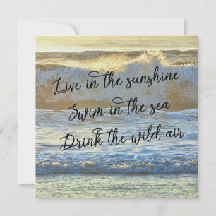 Tarjeta WILD SEA 5.25 x 5.25