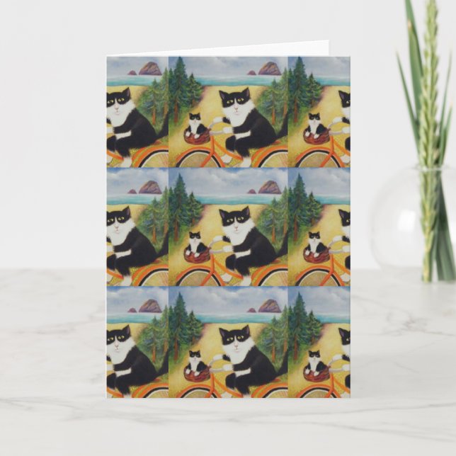 Tarjeta Wildboy el motociclista (Anverso)