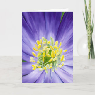 Tarjeta Wildflower púrpura
