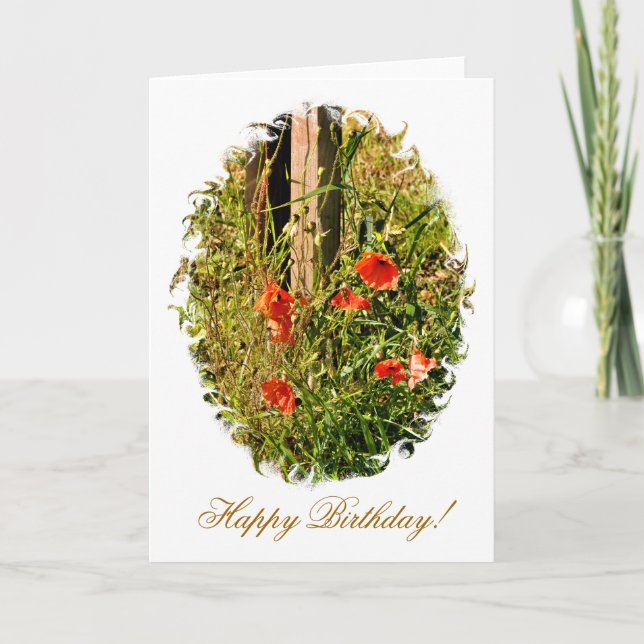 TARJETA WILDFLOWERS (Anverso)
