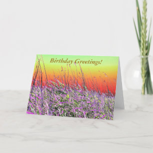 TARJETA WILDFLOWERS