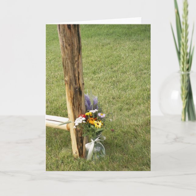 Tarjeta Wildflowers (Anverso)