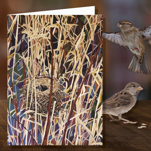 Tarjeta Wildlife Nest Blank (Subido por el creador)