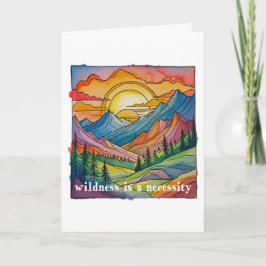 Tarjeta Wildness is a necessity save our public lands 