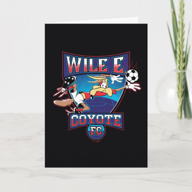 Tarjeta WILE E. COYOTE™ Football Club Badge (Anverso)