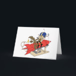 Tarjeta Wile E. Coyote lanza cohete rojo<br><div class="desc">Wile E. Arte de caracteres de Coyote</div>