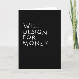 Tarjeta Will Design por dinero