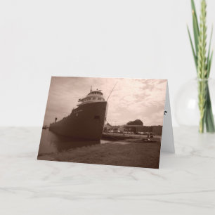 Tarjeta "WILLIAM A. IRVIN en Sepia"