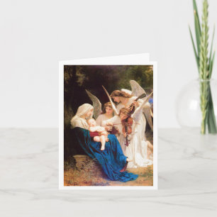 Tarjeta William-Adolphe Bouguereau CANCIÓN DE LOS ÁNGELES