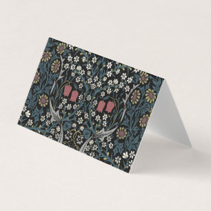 Tarjeta William Morris Blackthorn Floral Art Nouveau