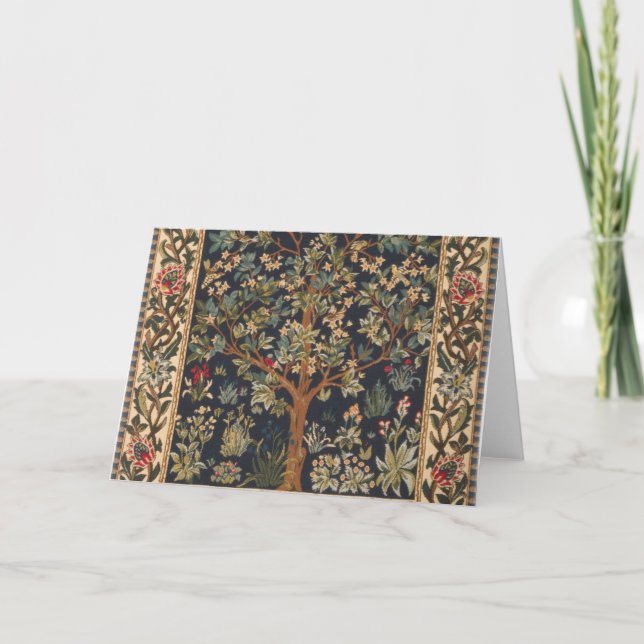 Tarjeta William Morris - Original De Árbol De Vida (Anverso)