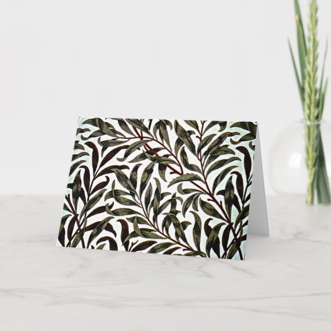 Tarjeta William Morris, Willow Bough (Anverso)