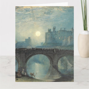Tarjeta William Turner Castillo de Alnwick 
