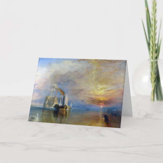 Tarjeta William Turner - El Temeraire luchador (Anverso)