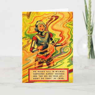 Tarjeta Wilma Deering, comic de Buck Rogers de los años 30