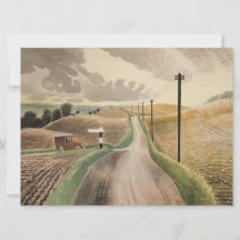 Wiltshire Landscape (por Eric Ravilious)