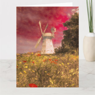 Tarjeta Windmill Dreams Art Vista